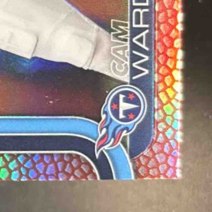 2025 Topps Chrome Cam Ward Rookie Football Leather #314 RC Tennessee Titans - Sports Cards