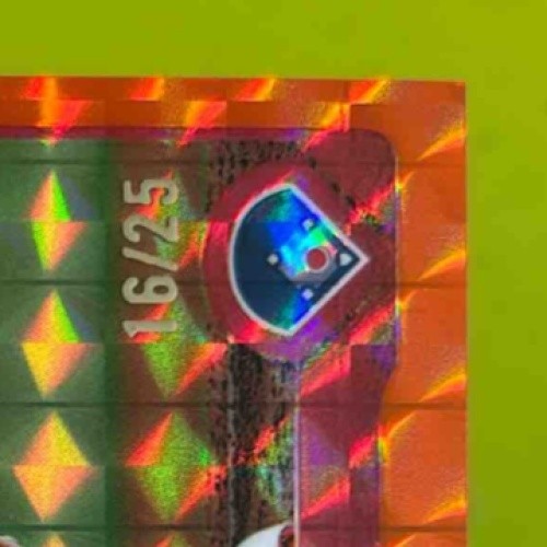 2025 Topps Chrome Chris Sale Orange Geometric Refractor /25 #182 Atlanta Braves - Sports Cards