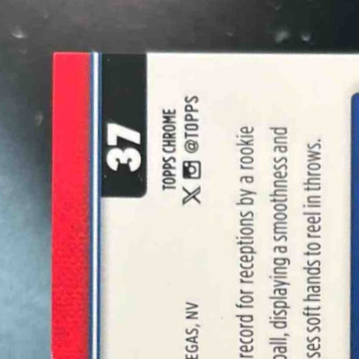 2025 Topps Chrome Dalton Kincaid Black Geometric 1/10 #37 Buffalo Bills - Sports Cards