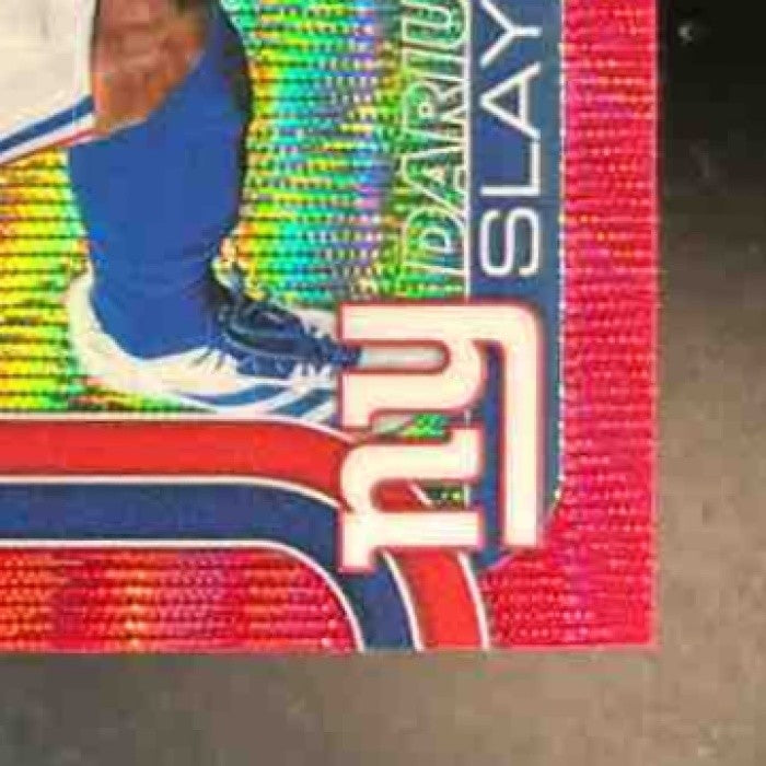 2025 Topps Chrome Darius Slayton Red Wave Refractor /5 #226 New York Giants - Sports Cards