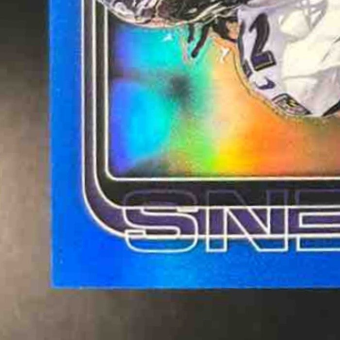 2025 Topps Chrome Derrick Henry Auto Blue Refractor 62/150 Baltimore Ravens - Sports Cards