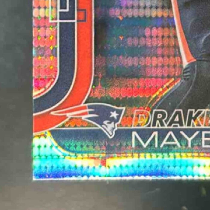 2025 Topps Chrome Drake Maye Pulsar Refractor #207 New England Patriots - Sports Cards