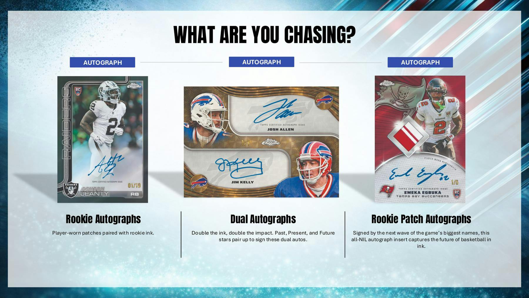 2025 Topps Chrome Football Hobby Box - NFL Blaster Box