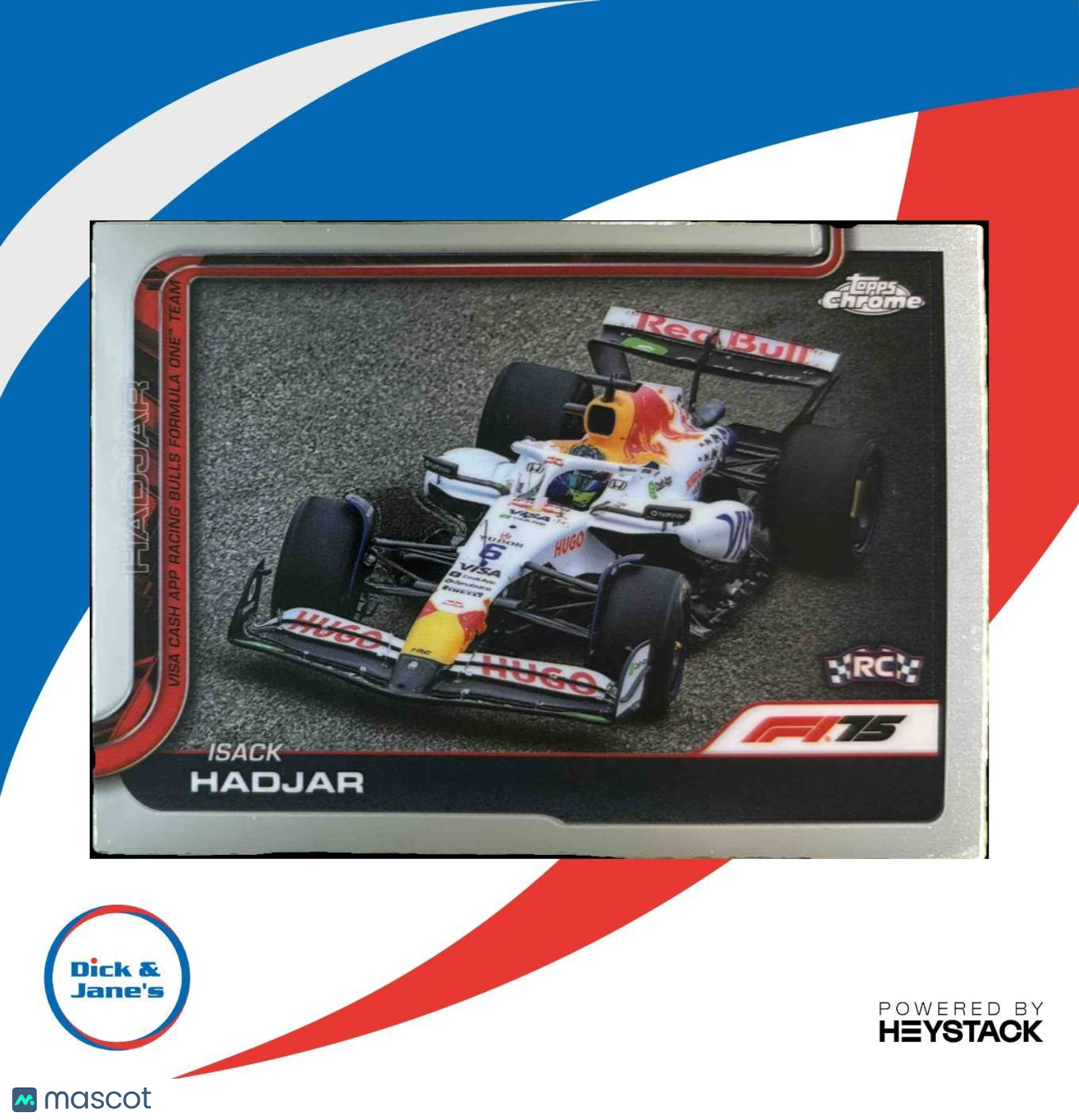 2025 Topps Chrome Formula 1 Isack Hadjar #84 RC - Dick