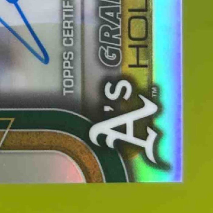 2025 Topps Chrome Grant Holman Rookie Auto Refractor /499 #RA-GHO RC Athletics - Sports Cards