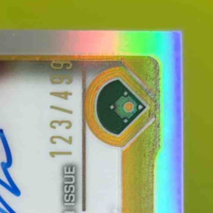 2025 Topps Chrome Grant Holman Rookie Auto Refractor /499 #RA-GHO RC Athletics - Sports Cards