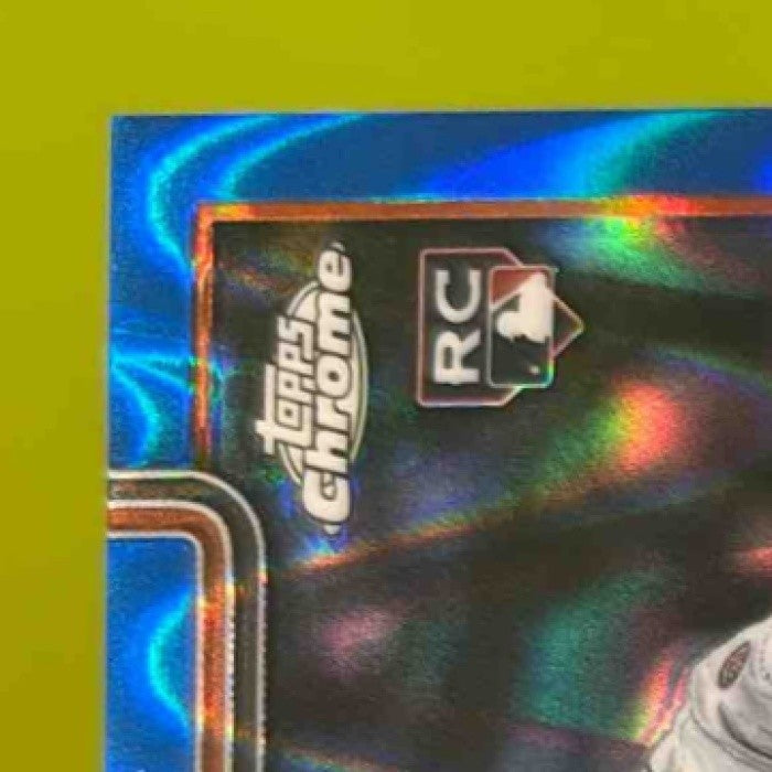 2025 Topps Chrome Grant McCray Auto Blue RayWave /150 RC San Francisco Giants - Sports Cards