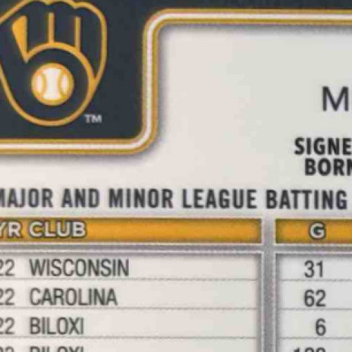 2025 Topps Chrome Jackson Chourio Image Variation LogoFractor #262 Brewers - Sports Cards