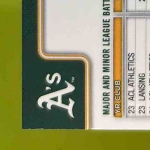 2025 Topps Chrome Jacob Wilson Prism Refractor #96 RC Athletics - Sports Cards