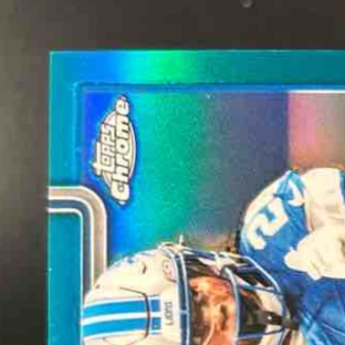 2025 Topps Chrome Jahmyr Gibbs Auto Aqua Refractor /199 #BA-JG Detroit Lions - Sports Cards
