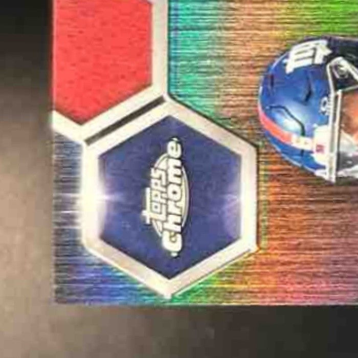 2025 Topps Chrome Jaxson Dart First Year Fabric #FYF-JD MEM RC New York Giants - Sports Cards