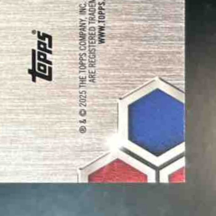 2025 Topps Chrome Jaxson Dart First Year Fabric #FYF-JD MEM RC New York Giants - Sports Cards