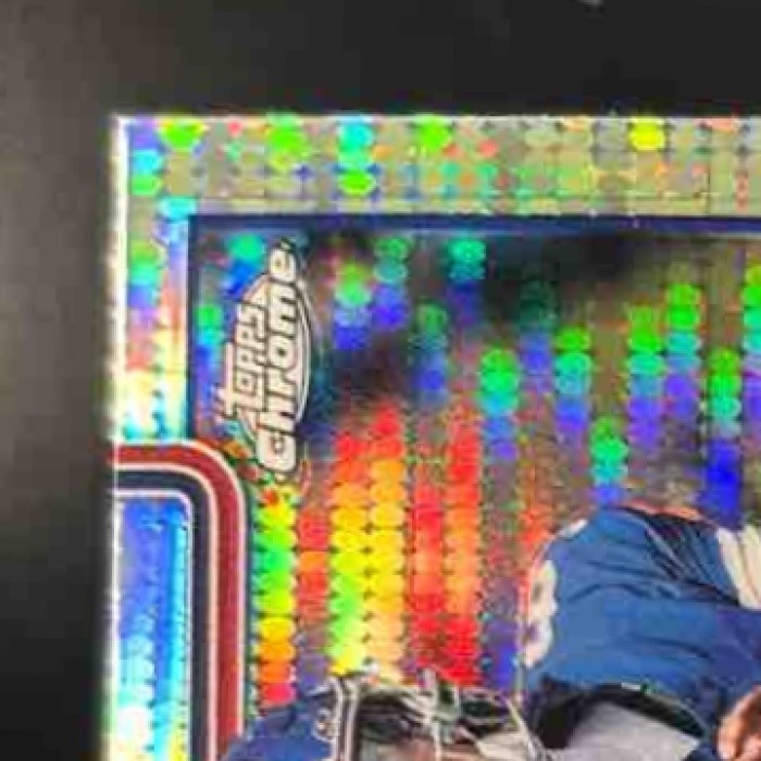 2025 Topps Chrome Jaxson Dart Rookie Prism Refractor #306 RC New York Giants - Sports Cards