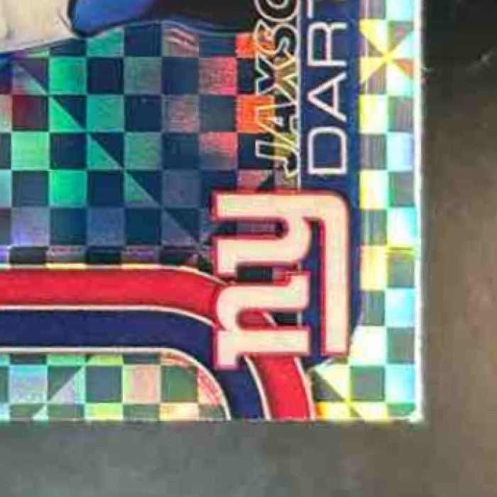 2025 Topps Chrome Jaxson Dart Rookie X-Fractor #306 RC New York Giants - Sports Cards