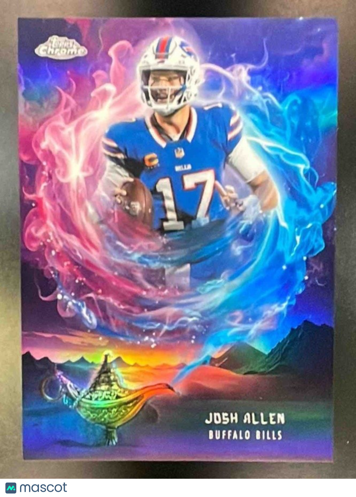 2025 Topps Chrome Josh Allen #GG-1 Game Genies SSP Buffalo Bills Case HIt! - Sports Cards