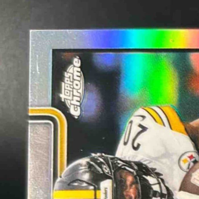 2025 Topps Chrome Kaleb Johnson Auto Refractor /499 RC Pittsburgh Steelers - Sports Cards