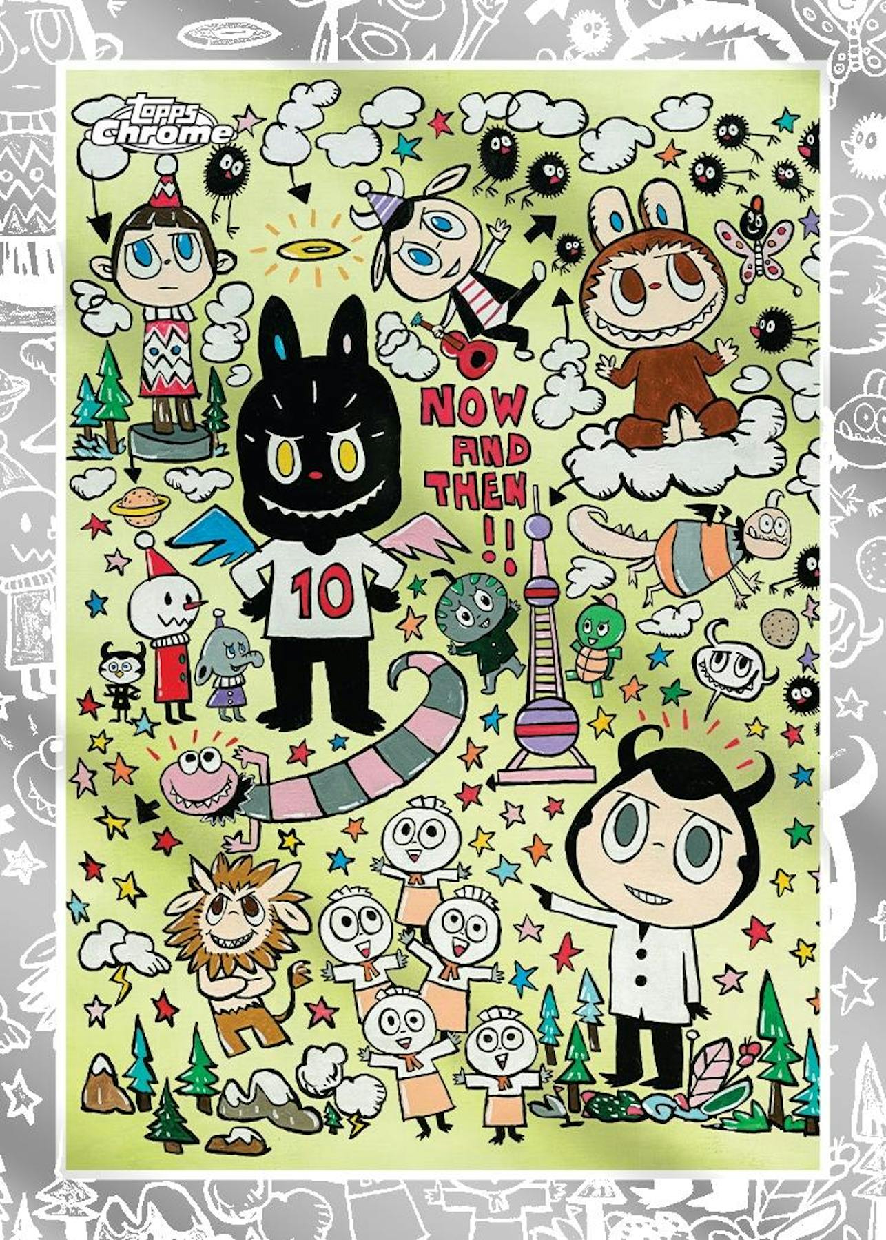 2025 Topps Chrome Labubu Box - Collectible Trading Cards