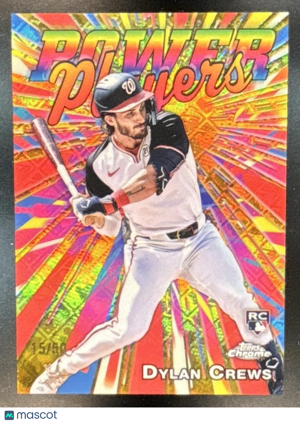 2025 Topps Chrome LogoFractor Dylan Crews Power