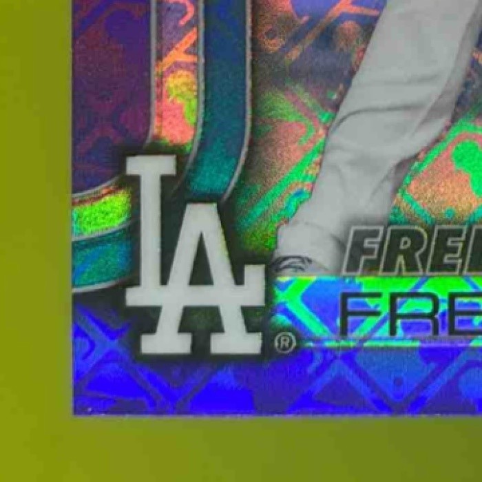 2025 Topps Chrome LogoFractor Freddie Freeman Purple /250 Los Angeles Dodgers - Sports Cards