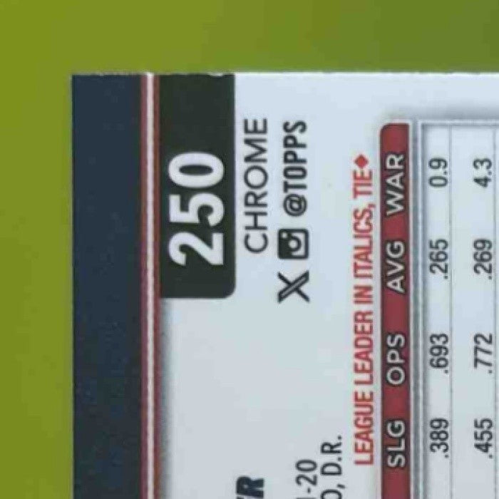 2025 Topps Chrome LogoFractor Marcell Ozuna Purple /250 #250 Atlanta Braves - Sports Cards