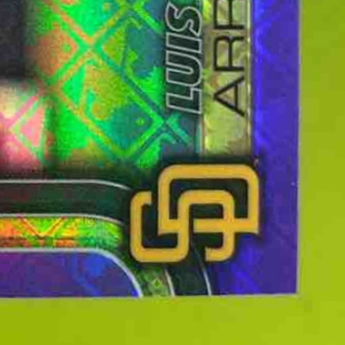 2025 Topps Chrome Luis Arraez Purple Refractor 108/250 #216 San Diego Padres - Sports Cards