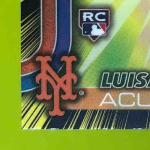 2025 Topps Chrome Luisangel Acuna Radiating Rookies #RR-5 RC New York Mets - Sports Cards