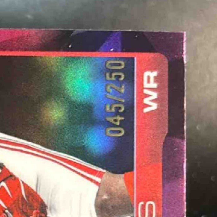 2025 Topps Chrome Malik Nabers Future Stars Pink /250 #FS-8 SP New York Giants - Sports Cards
