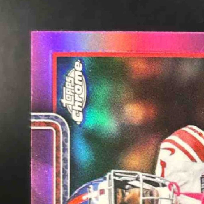 2025 Topps Chrome Malik Nabers Future Stars Pink /250 #FS-8 SP New York Giants - Sports Cards