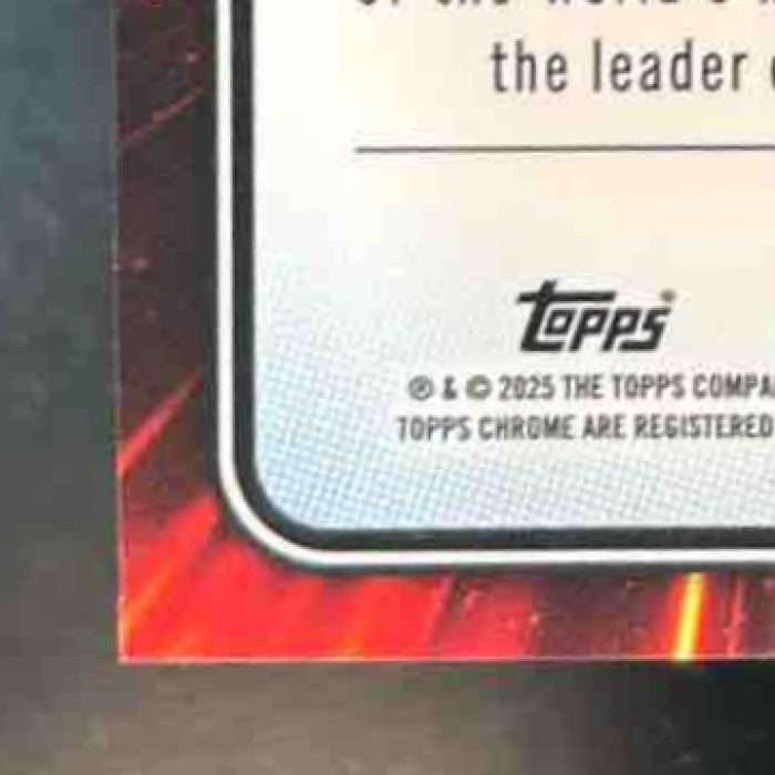2025 Topps Chrome Marvel Captain America Yellow Lava Refractor #185 - Non-Sports Cards