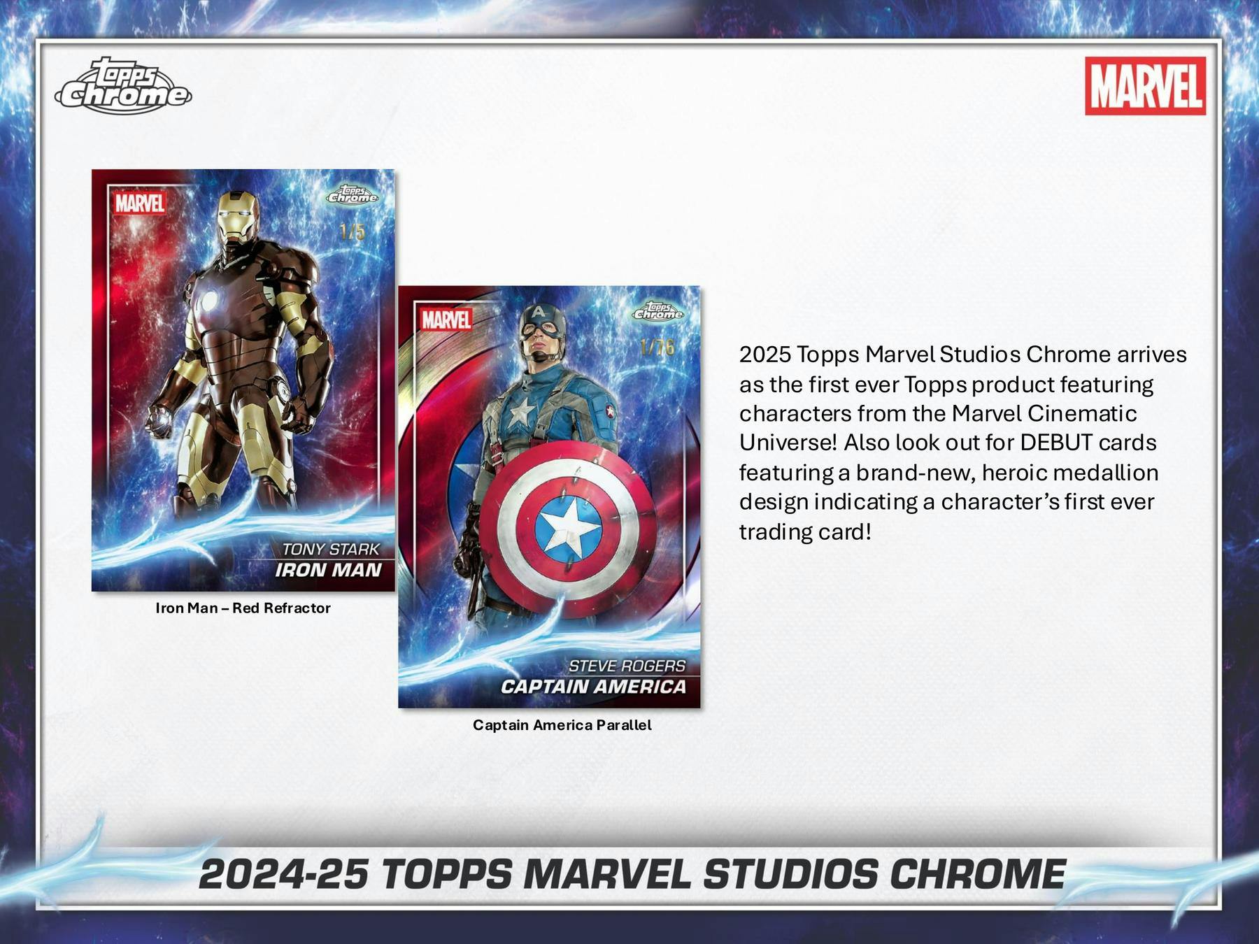 2025 Topps Chrome Marvel Studios Blaster Box - Trading Cards
