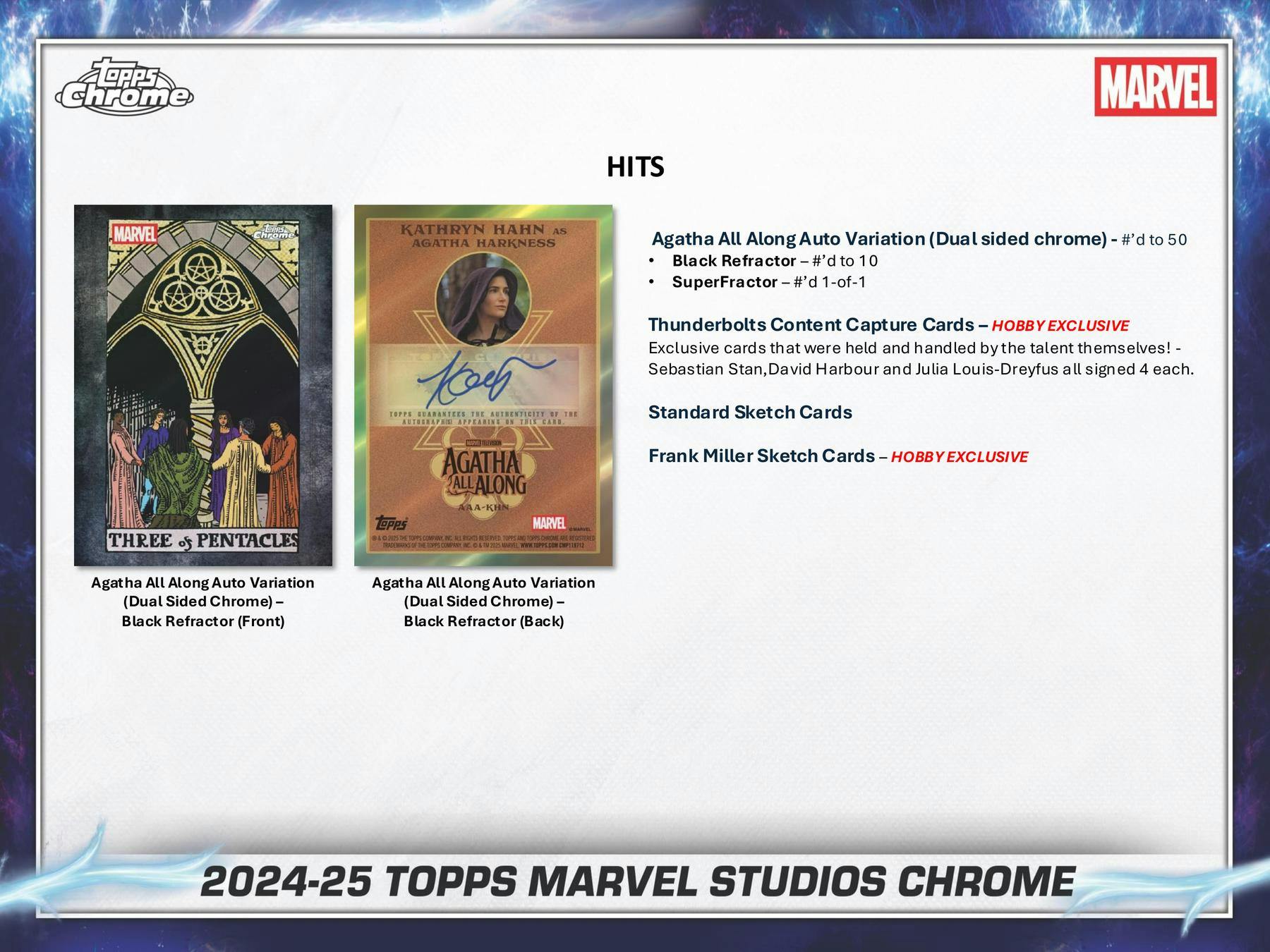 2025 Topps Chrome Marvel Studios Hobby Box - Trading Cards
