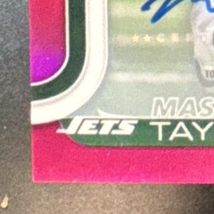 2025 Topps Chrome Mason Taylor Rookie Auto Magenta /399 #RA-MT RC New York Jets - Sports Cards