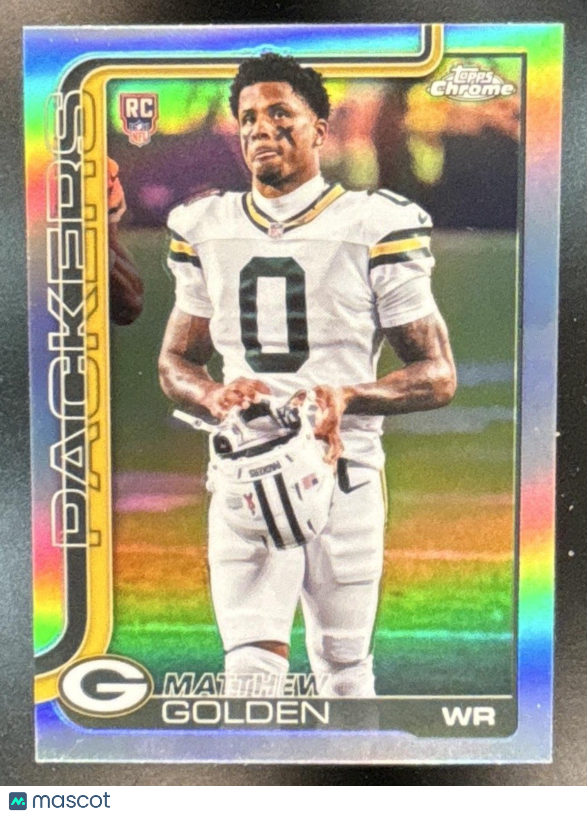 2025 Topps Chrome Matthew Golden RC Image Variation #333 RC SP Green Bay Packers - Sports Cards