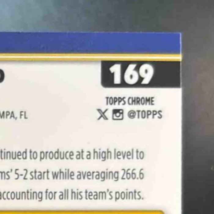 2025 Topps Chrome Matthew Stafford #169 Los Angeles Rams - Sports Cards