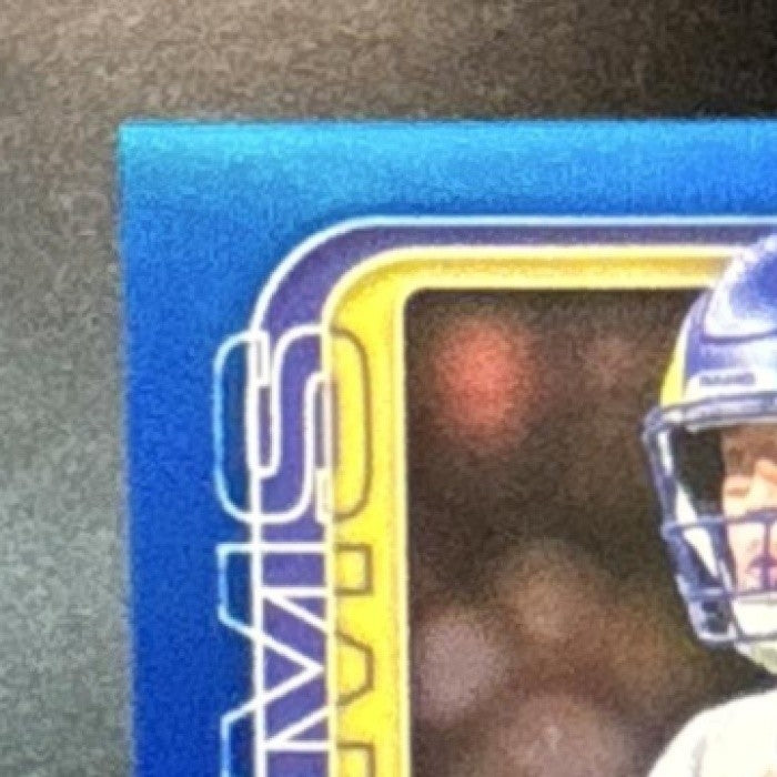 2025 Topps Chrome Matthew Stafford Auto Blue Refractor /150 Los Angeles Rams - Sports Cards