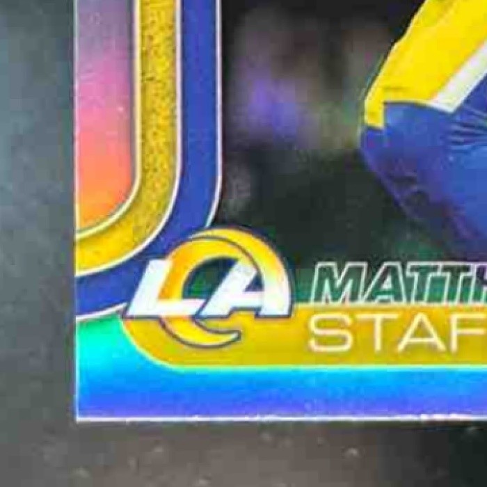 2025 Topps Chrome Matthew Stafford Refractor #169 Los Angeles Rams - Sports Cards