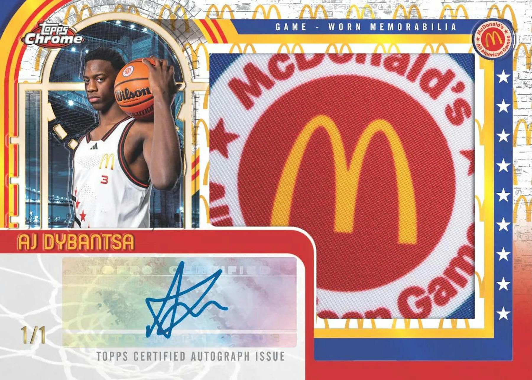 2025 Topps Chrome McDonald’s All American Basketball Hobby Box (3 Autos) March 12th - NBA Blaster