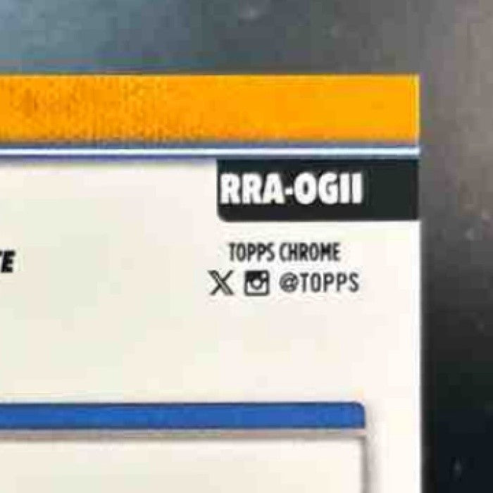 2025 Topps Chrome Oronde Gadsden Retail Rookie Auto Aqua Lava /199 RC Chargers - Sports Cards