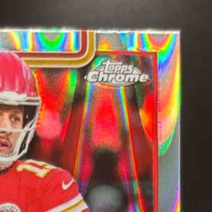 2025 Topps Chrome Patrick Mahomes II RayWave Refractor #148 Kansas City Chiefs - Sports Cards