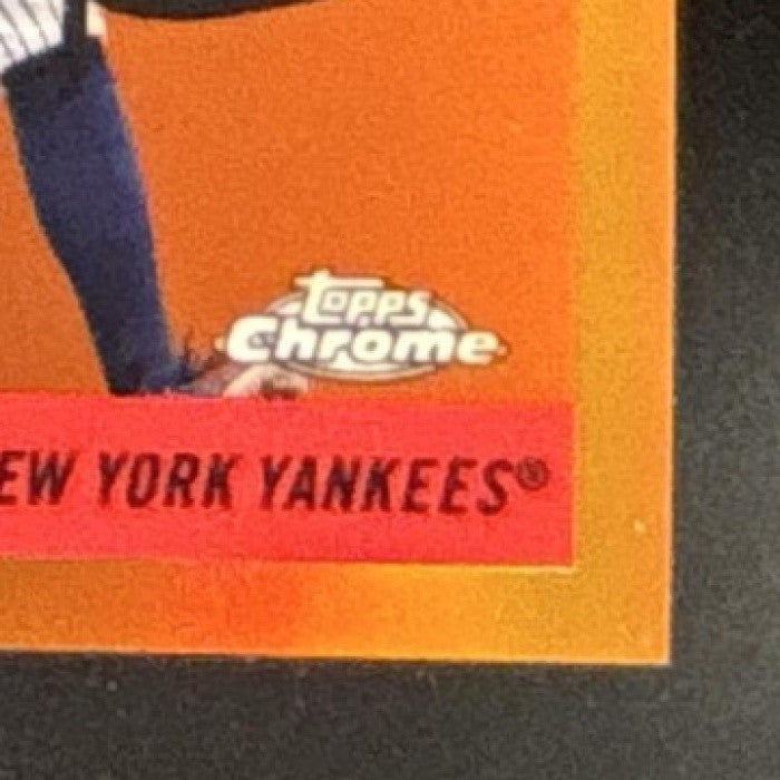2025 Topps Chrome Platinum Anniversary Ben Rice Orange /25 #311 RC Yankees - Sports Cards
