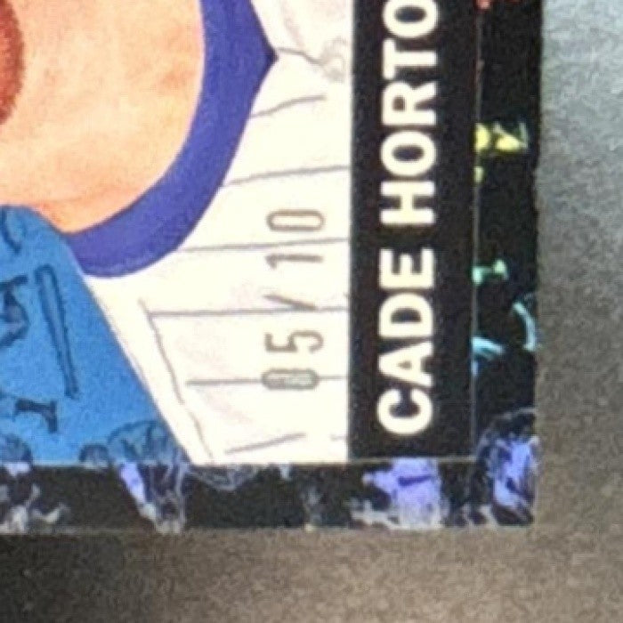 2025 Topps Chrome Platinum Anniversary Cade Horton Toile Cream/Black /10 RC Cubs - Sports Cards