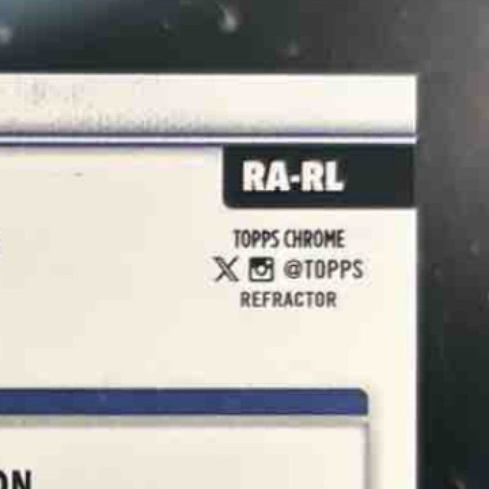2025 Topps Chrome Riley Leonard Auto Refractor /499 RA-RL RC Indianapolis Colts - Sports Cards