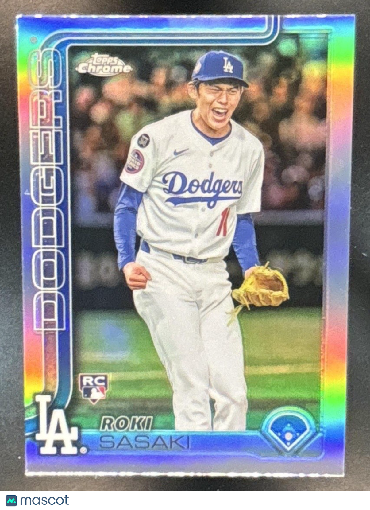 2025 Topps Chrome Roki Sasaki Image Variation #217 RC Los Angeles Dodgers - Sports Cards