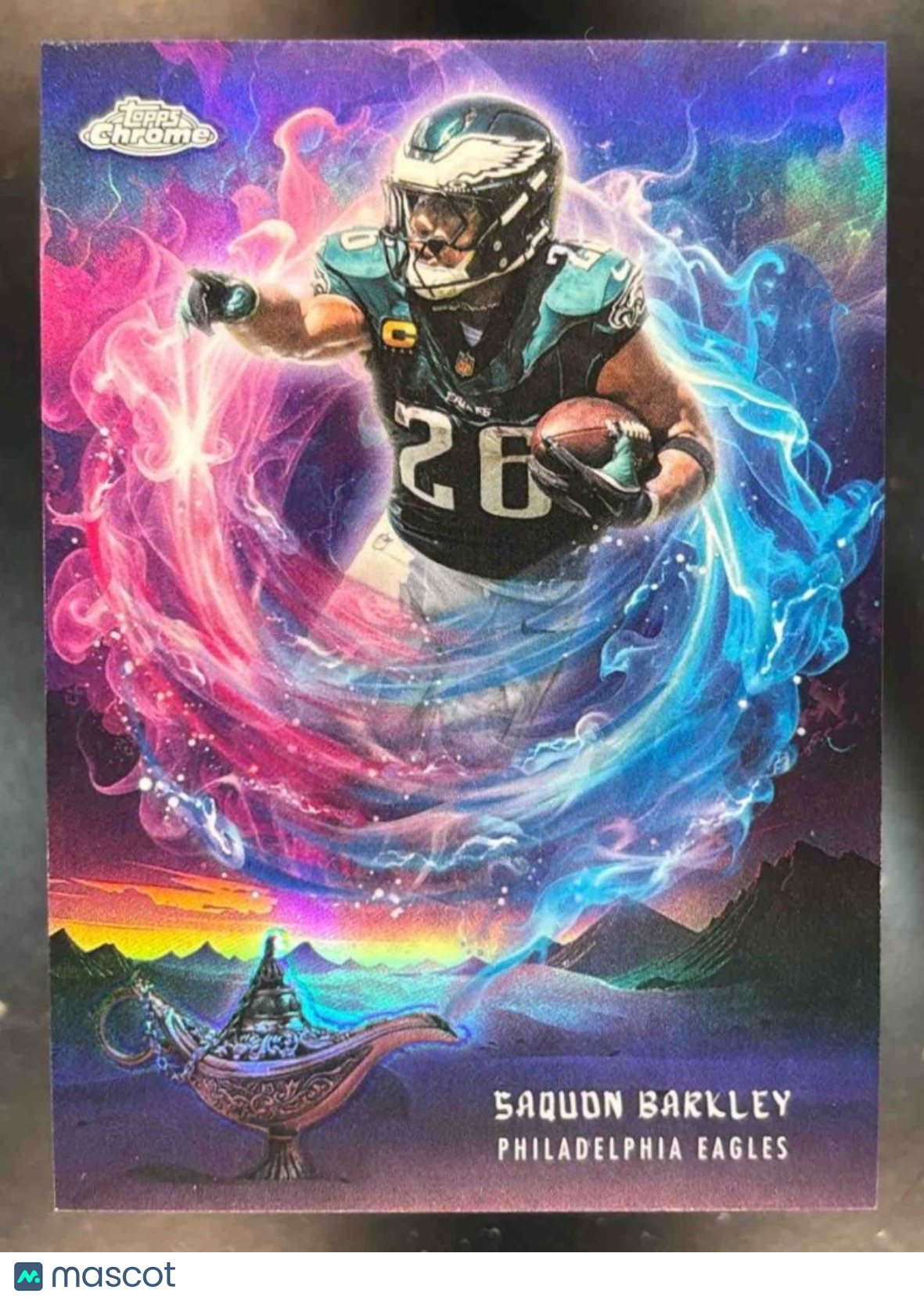 2025 Topps Chrome Saquon Barkley Game Genies #GG-8 SSP Philadelphia Eagles - Sports Cards