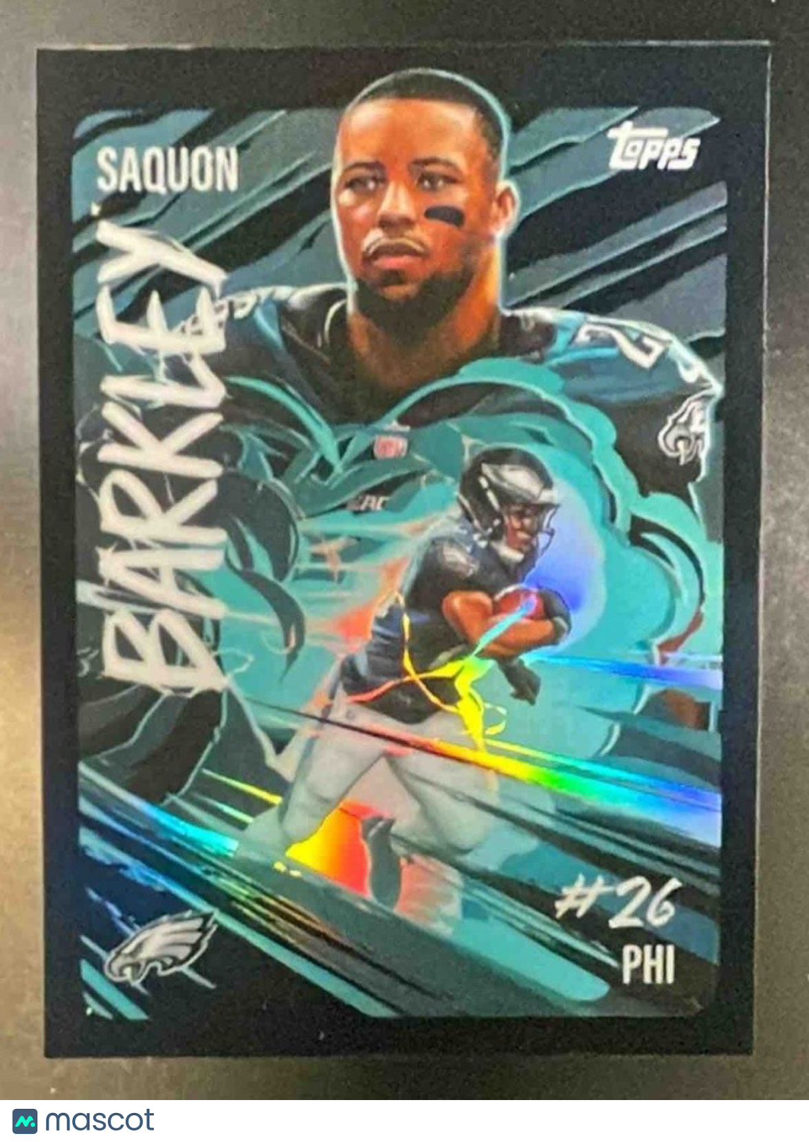 2025 Topps Chrome Saquon Barkley #UV-20 Ultra Violet SSP Philadelphia Eagles - Sports Cards