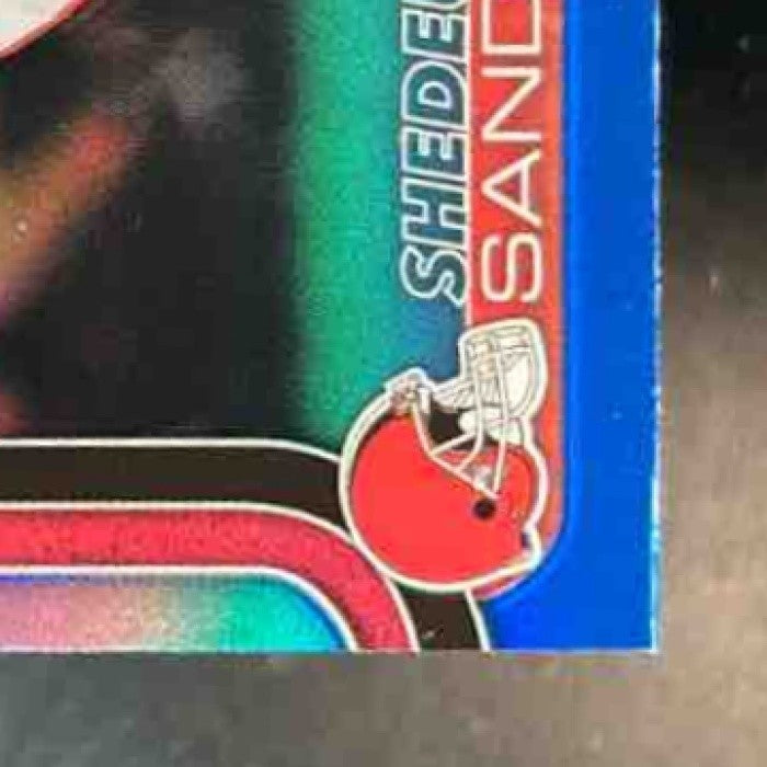 2025 Topps Chrome Shedeur Sanders Rookie Red/White/Blue #315 RC Cleveland Browns - Sports Cards