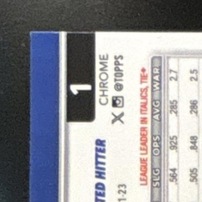 2025 Topps Chrome Shohei Ohtani #1 Los Angeles Dodgers - Sports Cards