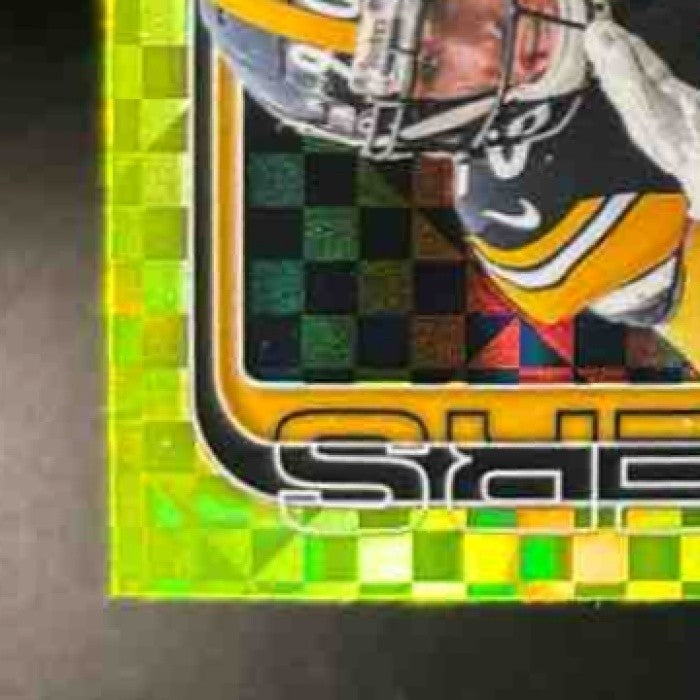 2025 Topps Chrome T.J. Watt Lime Green X-Fractor #258 Pittsburgh Steelers - Sports Cards