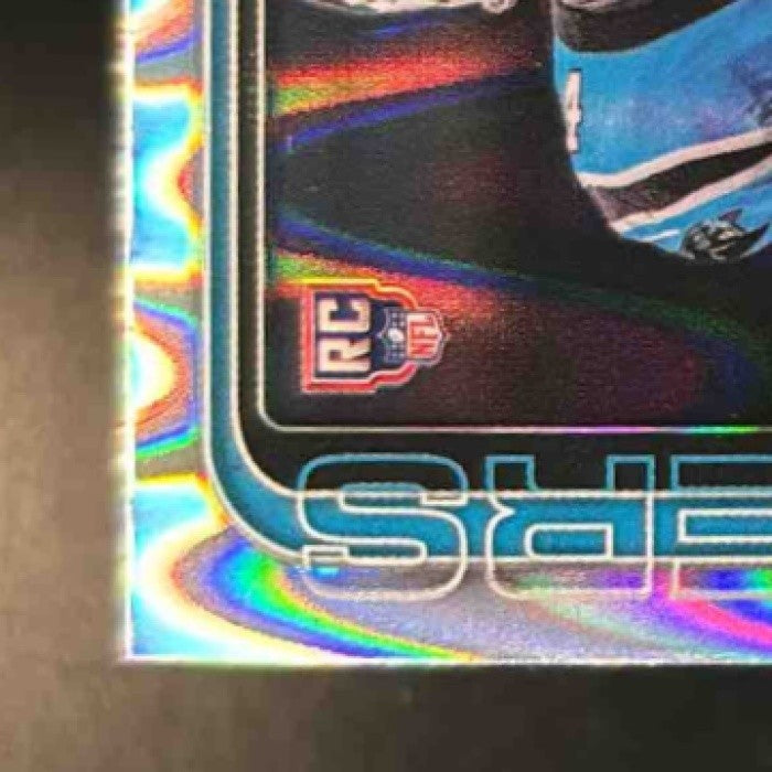2025 Topps Chrome Tetairoa McMillan RayWave Refractor #326 RC Carolina Panthers - Sports Cards