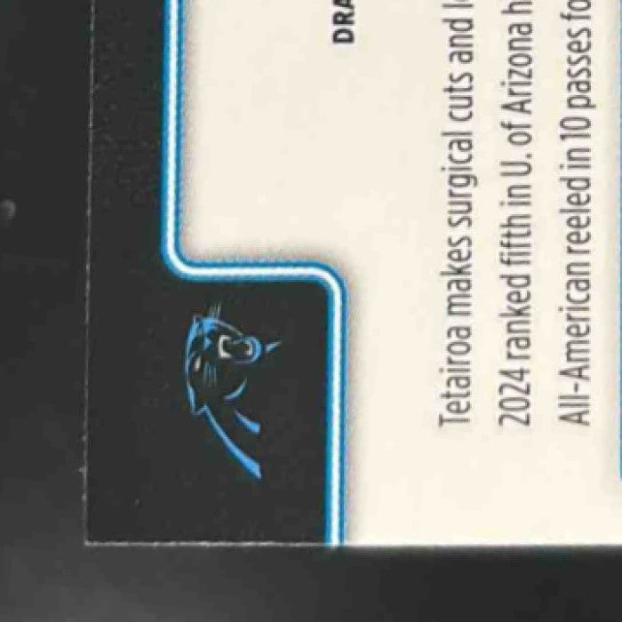 2025 Topps Chrome Tetairoa McMillan Rookie Refractor #326 RC Carolina Panthers - Sports Cards